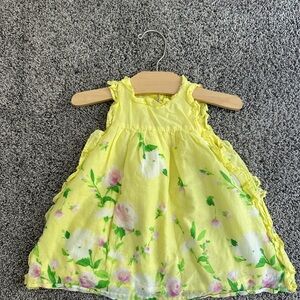 Janie and Jack Yellow Floral Dress